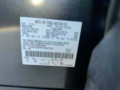 2015 Ford Explorer XLT AWD