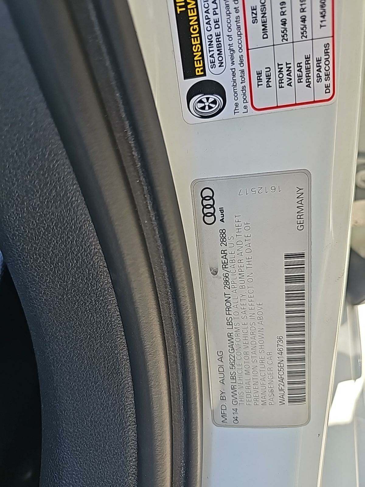 2014 Audi S6 Prestige AWD