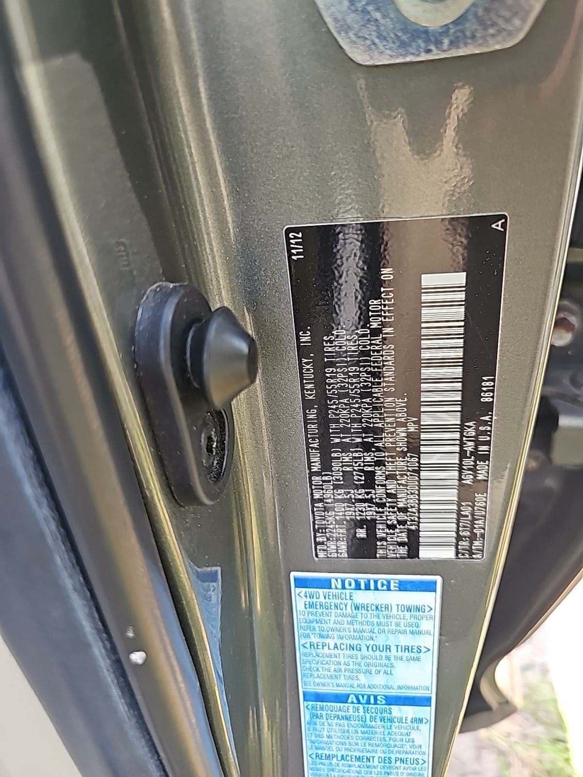 2013 Toyota Venza XLE FWD