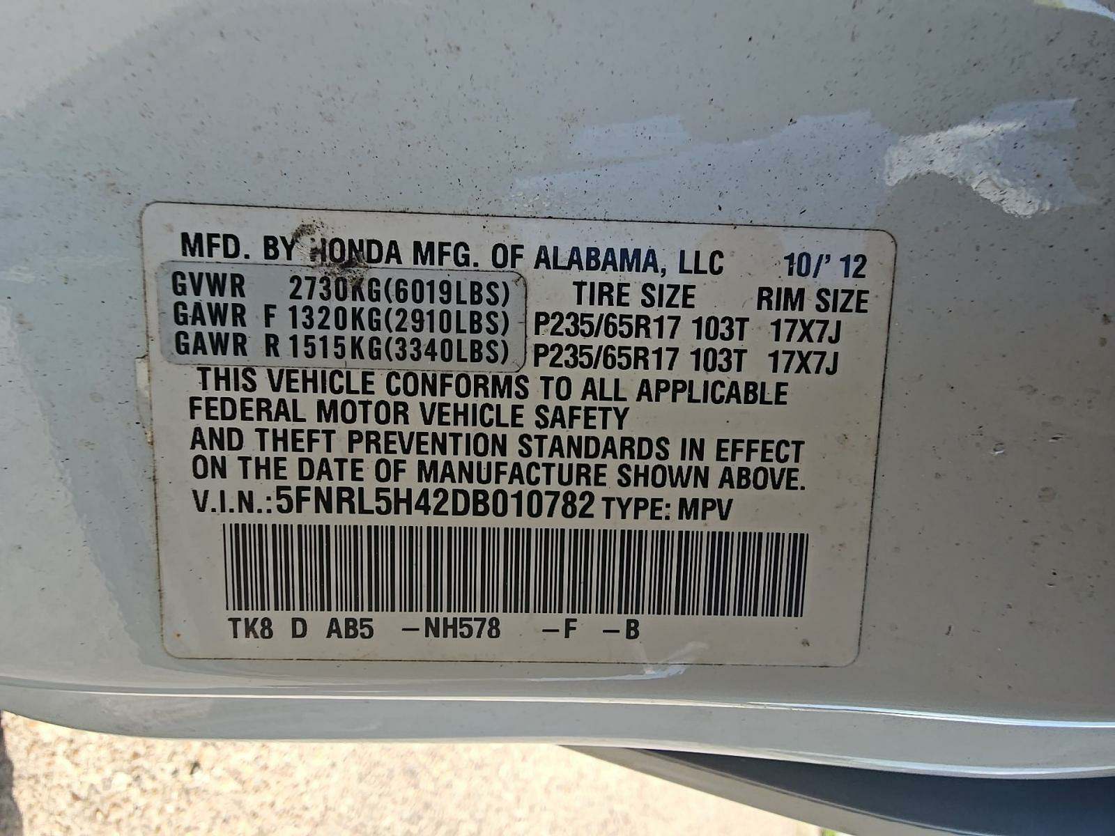 2013 Honda Odyssey EX FWD