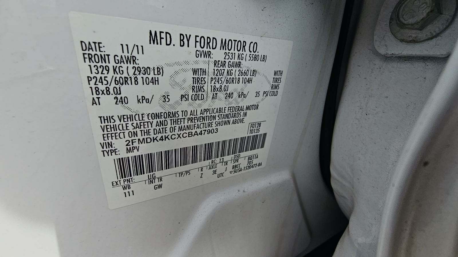 2012 Ford Edge Limited AWD