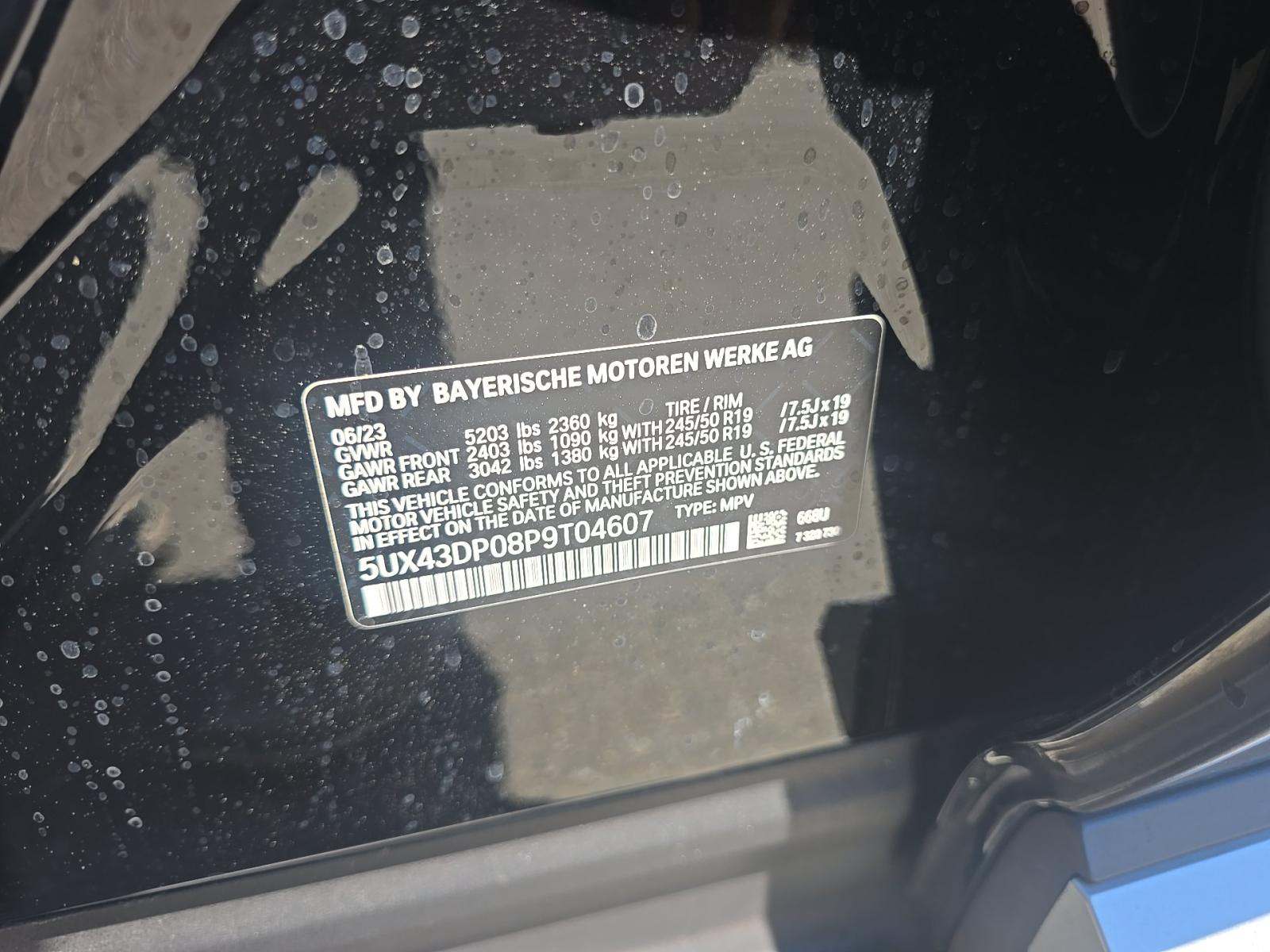 2023 BMW X3 sDrive30i RWD