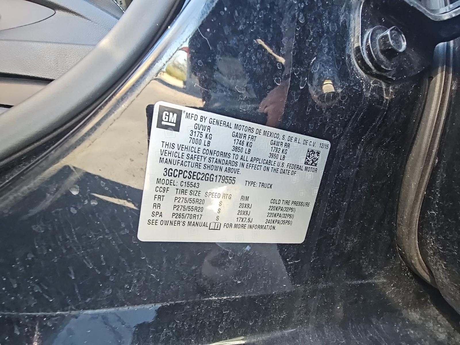 2016 Chevrolet Silverado 1500 LTZ RWD