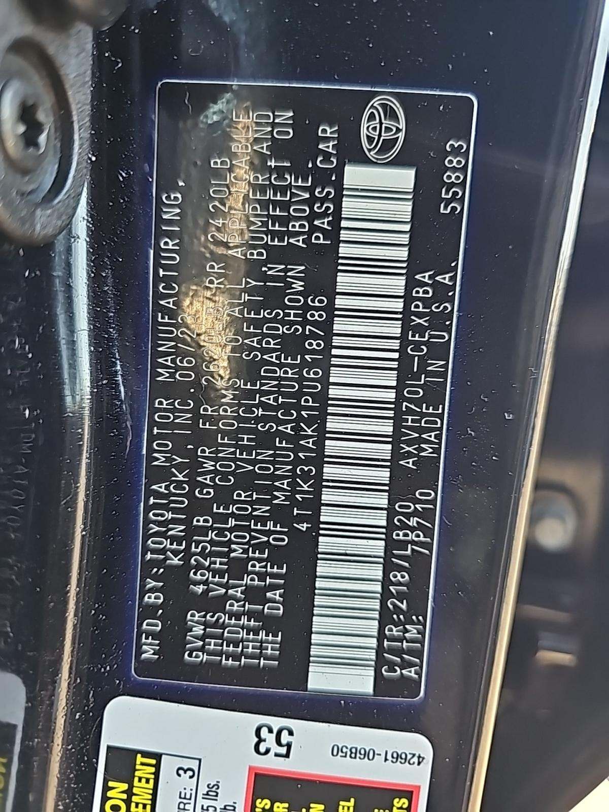 2023 Toyota Camry Hybrid XSE FWD