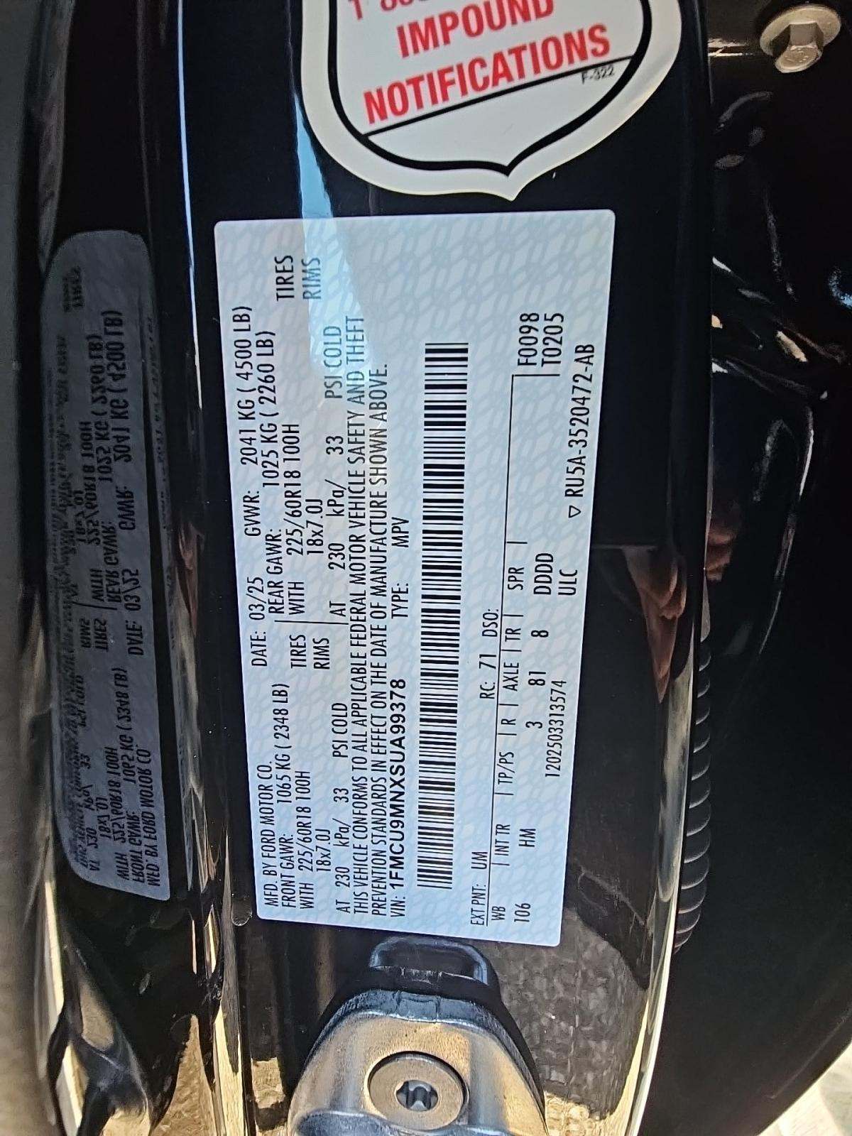 2025 Ford Escape ST-Line AWD