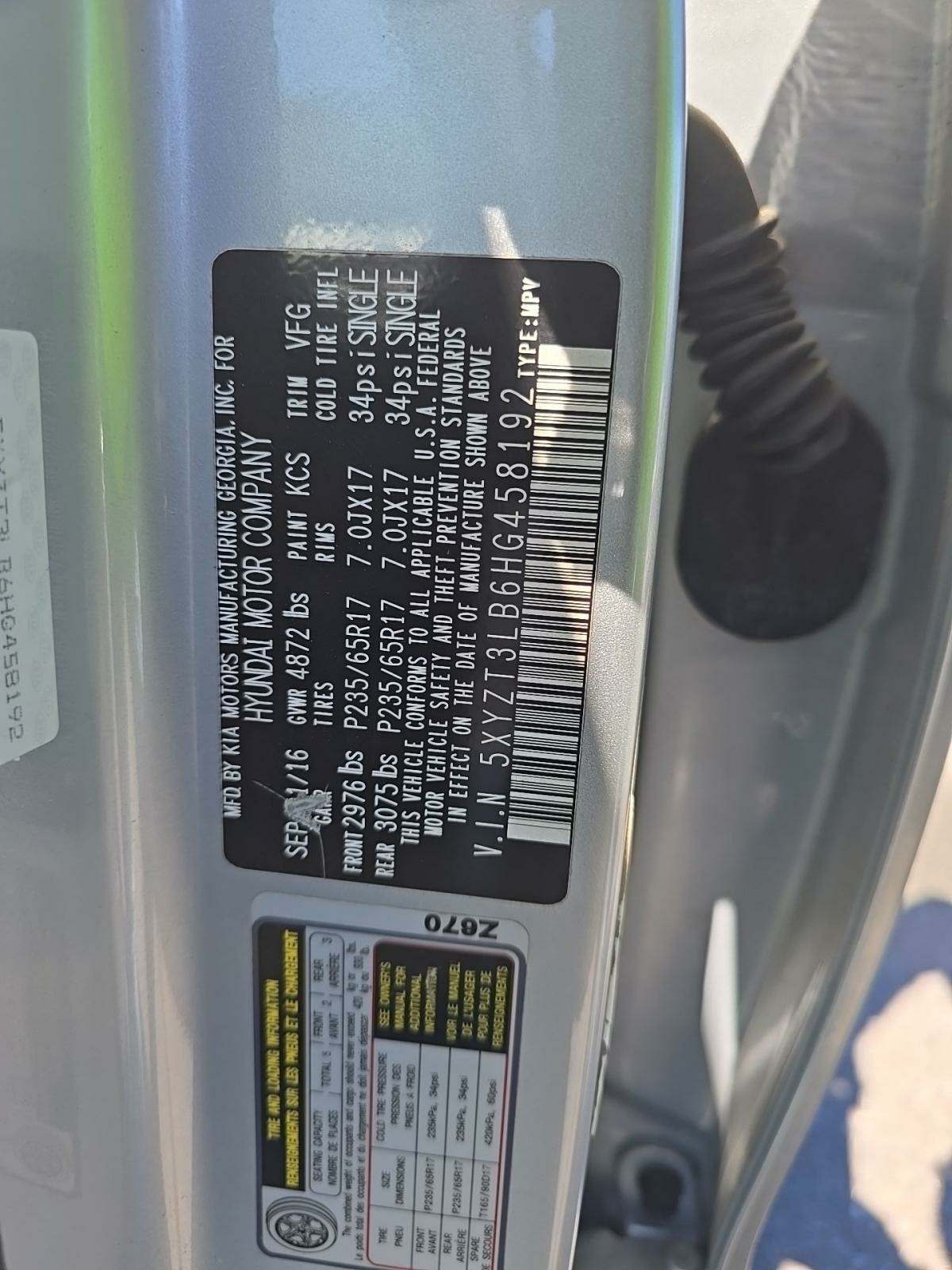 2017 Hyundai Santa Fe Sport Base FWD