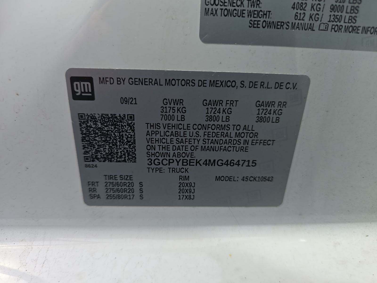 2021 Chevrolet Silverado 1500 Custom AWD