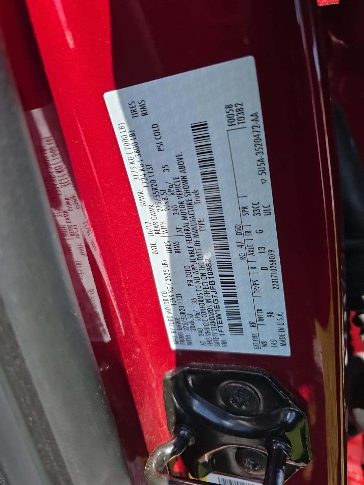 2018 Ford F-150 Platinum AWD