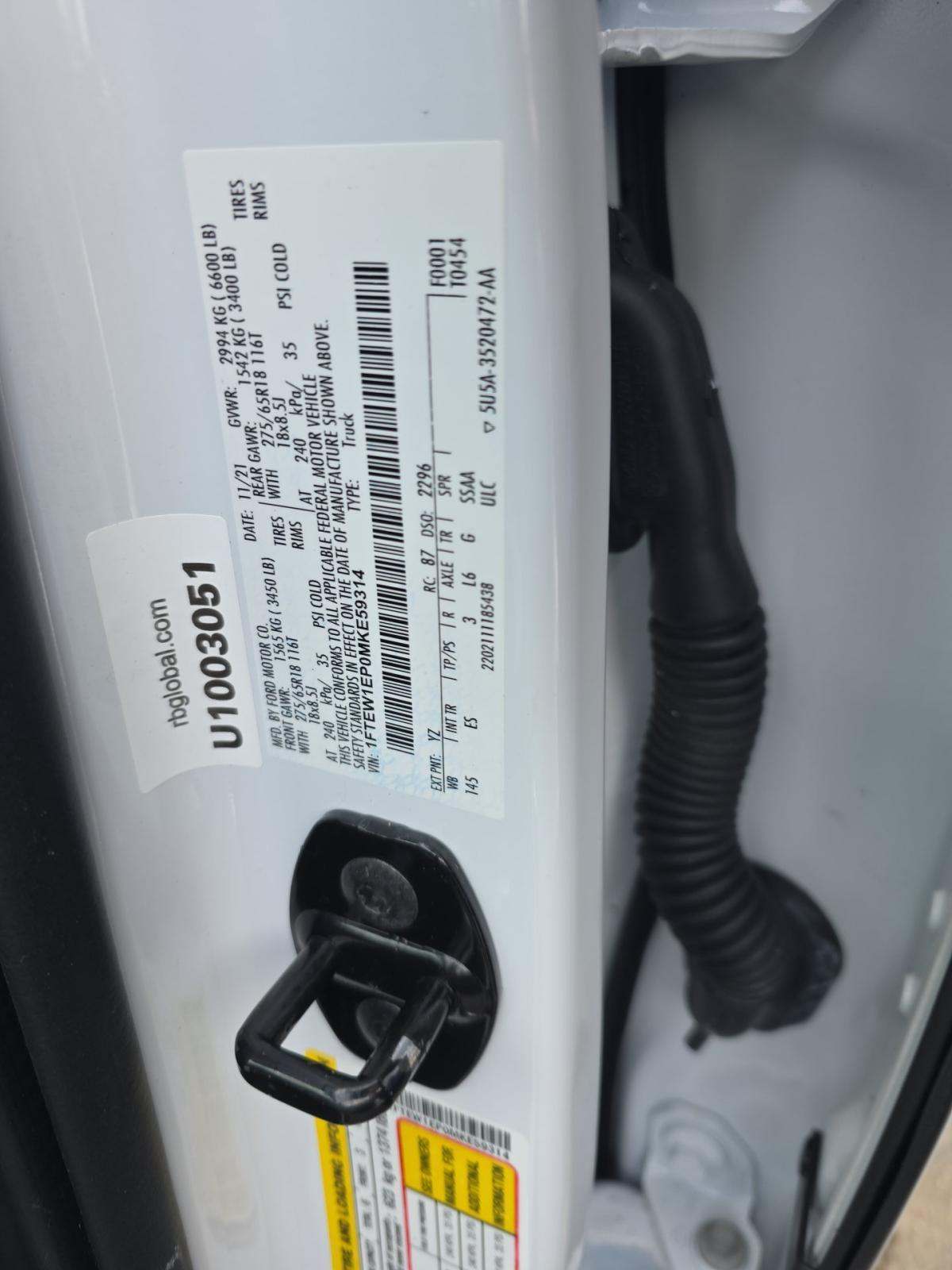 2021 Ford F-150 Lariat AWD