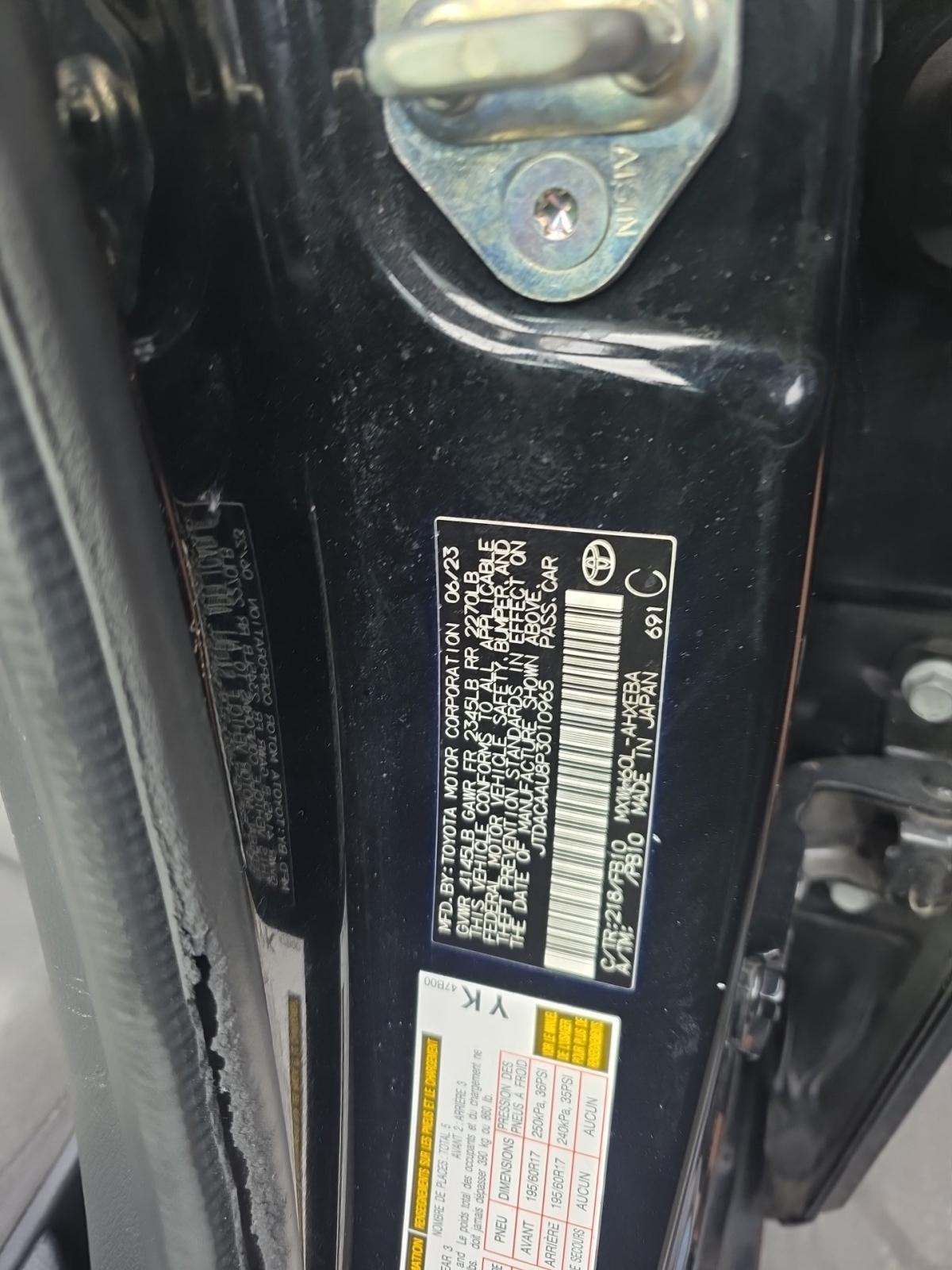 2023 Toyota Prius LE FWD