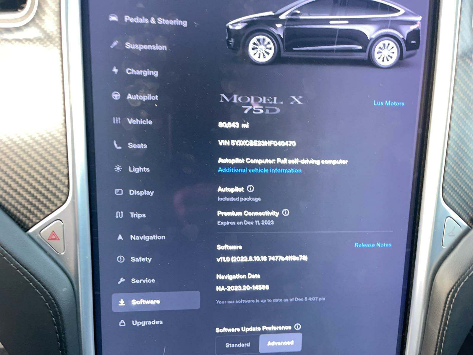 2017 Tesla Model X 75D AWD