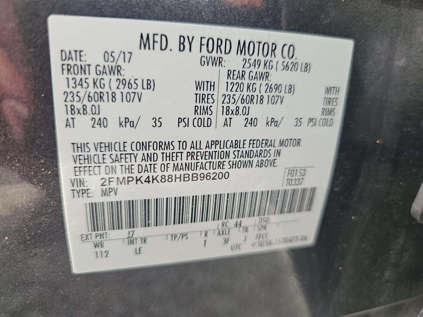 2017 Ford Edge Titanium AWD