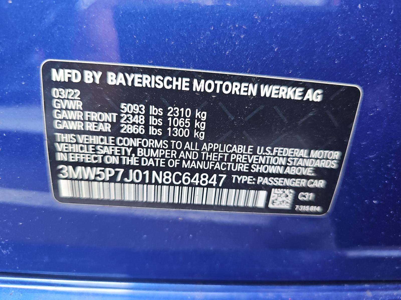 2022 BMW 3 Series 330e RWD