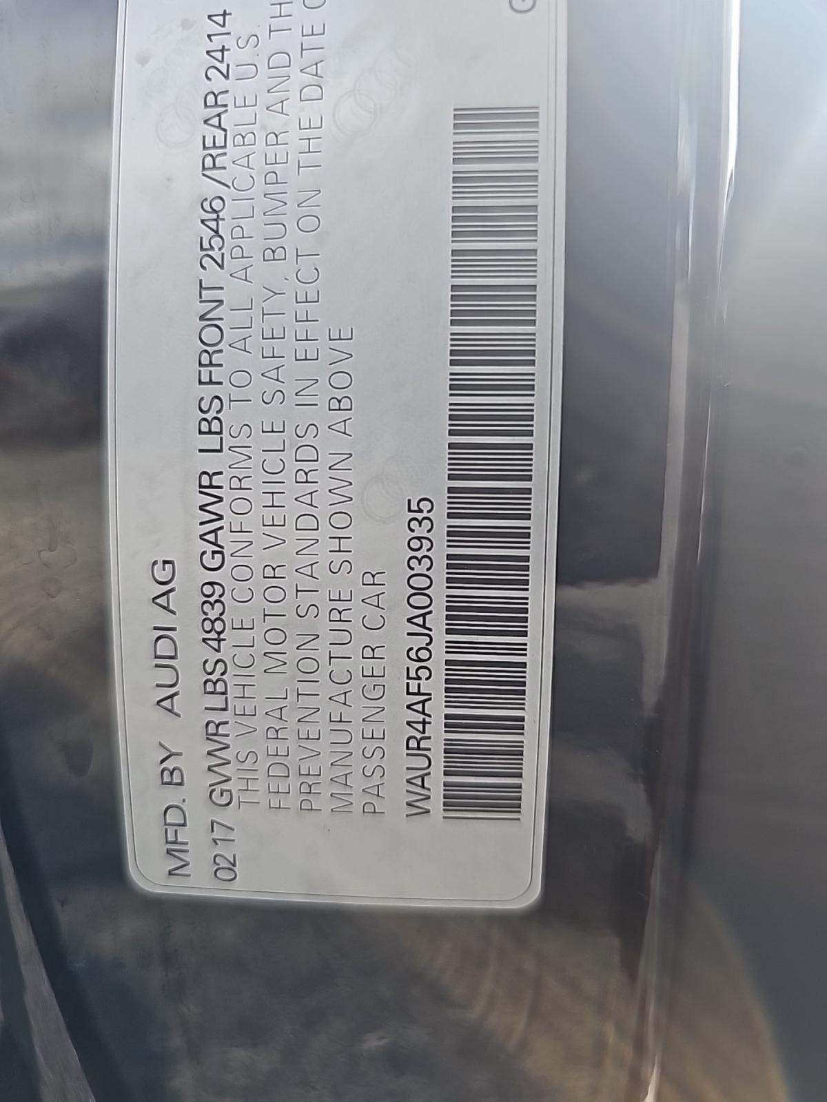 2018 Audi S5 Prestige AWD