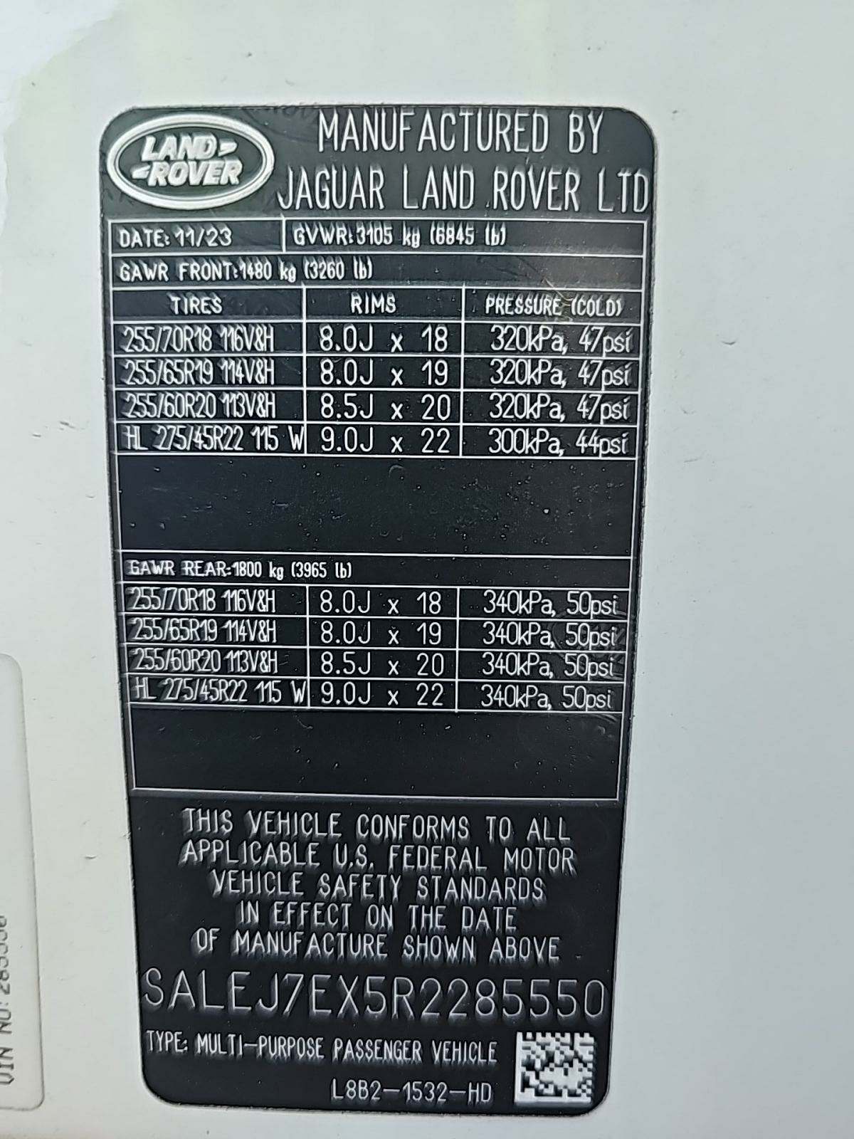 2024 Land Rover Defender 110 S AWD