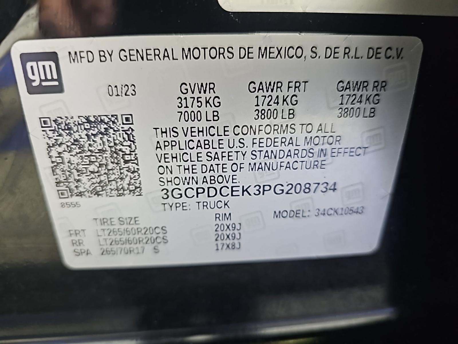 2023 Chevrolet Silverado 1500 Custom Trail Boss AWD