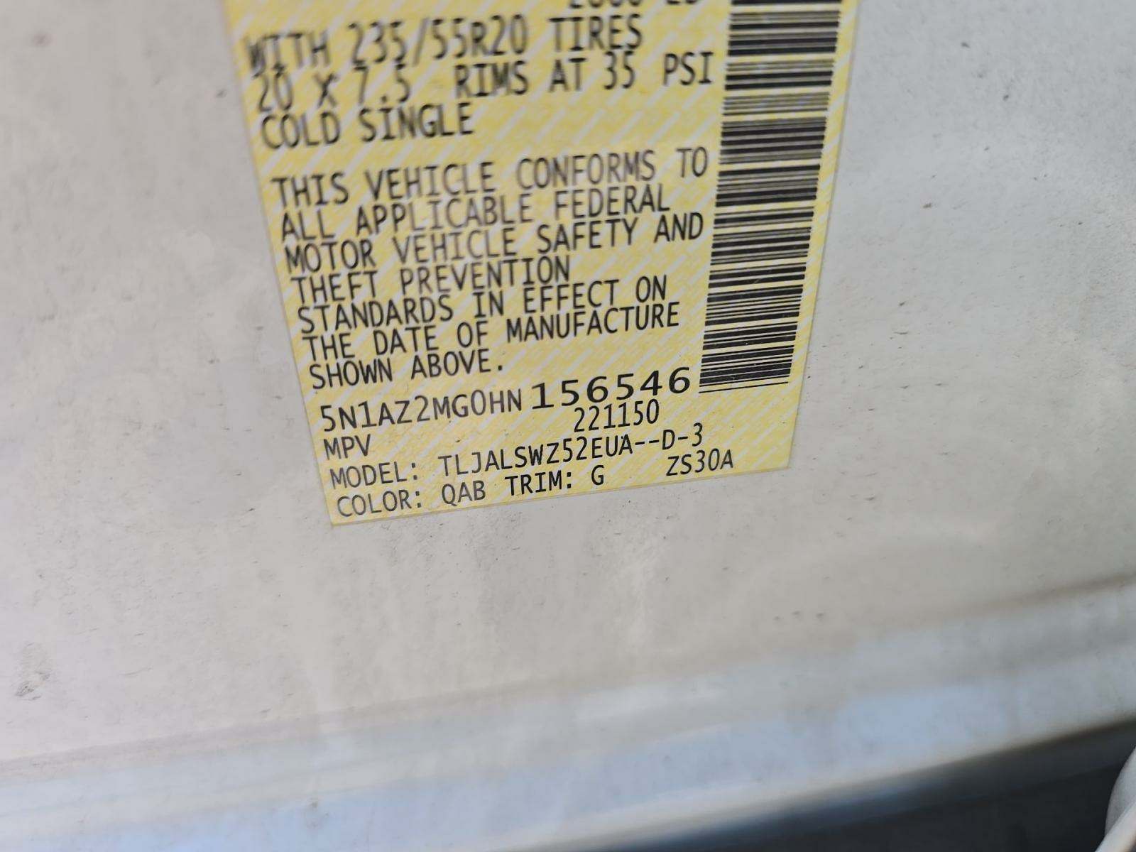 2017 Nissan Murano Platinum FWD