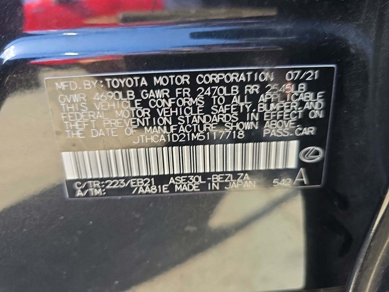 2021 Lexus IS IS 300 RWD