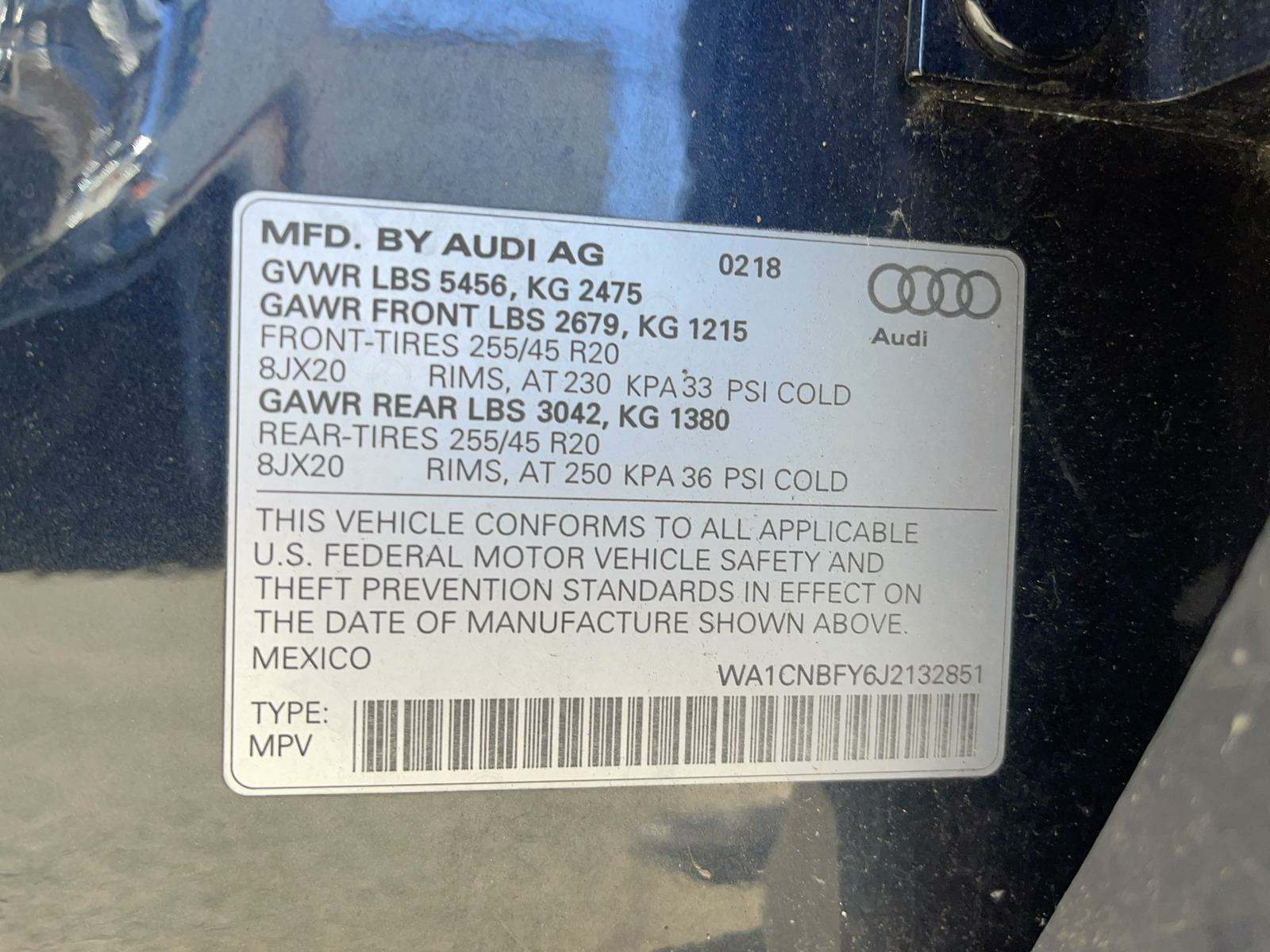2018 Audi Q5 Prestige AWD