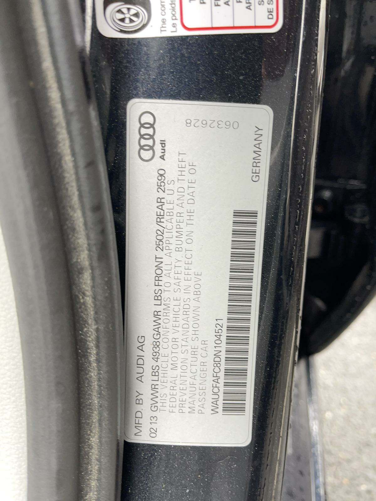 2013 Audi A6 2.0T Premium FWD