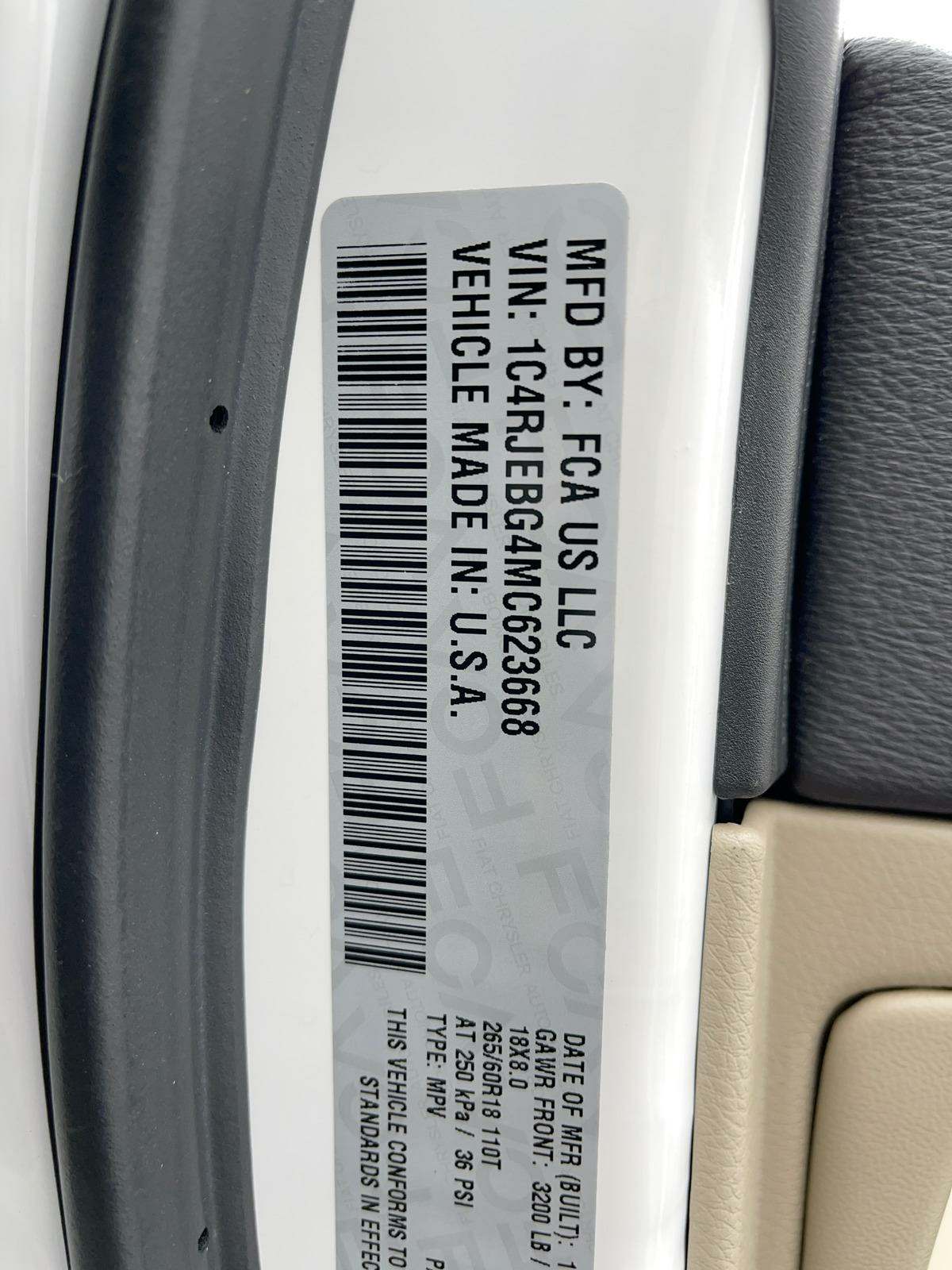 2021 Jeep Grand Cherokee Limited RWD