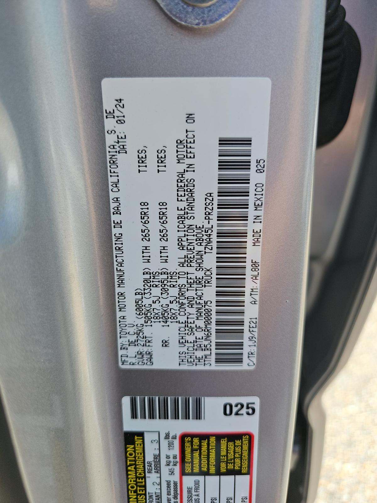 2024 Toyota Tacoma TRD Sport AWD