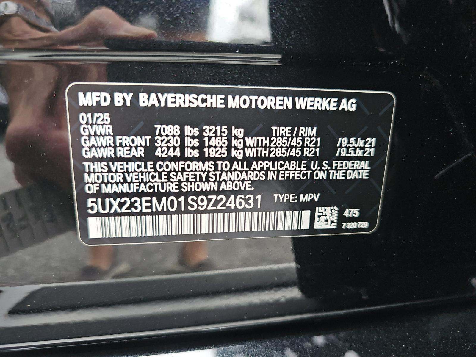 2025 BMW X7 xDrive40i AWD