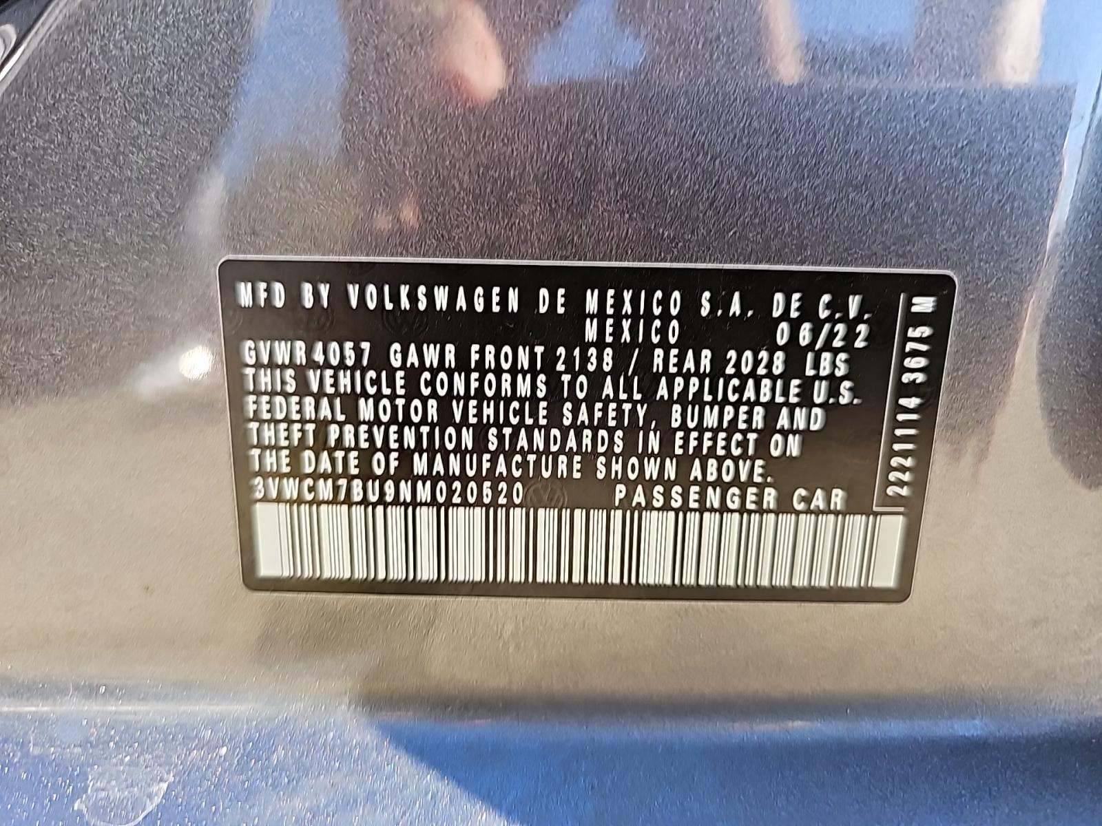 2022 Volkswagen Jetta 1.5T S FWD