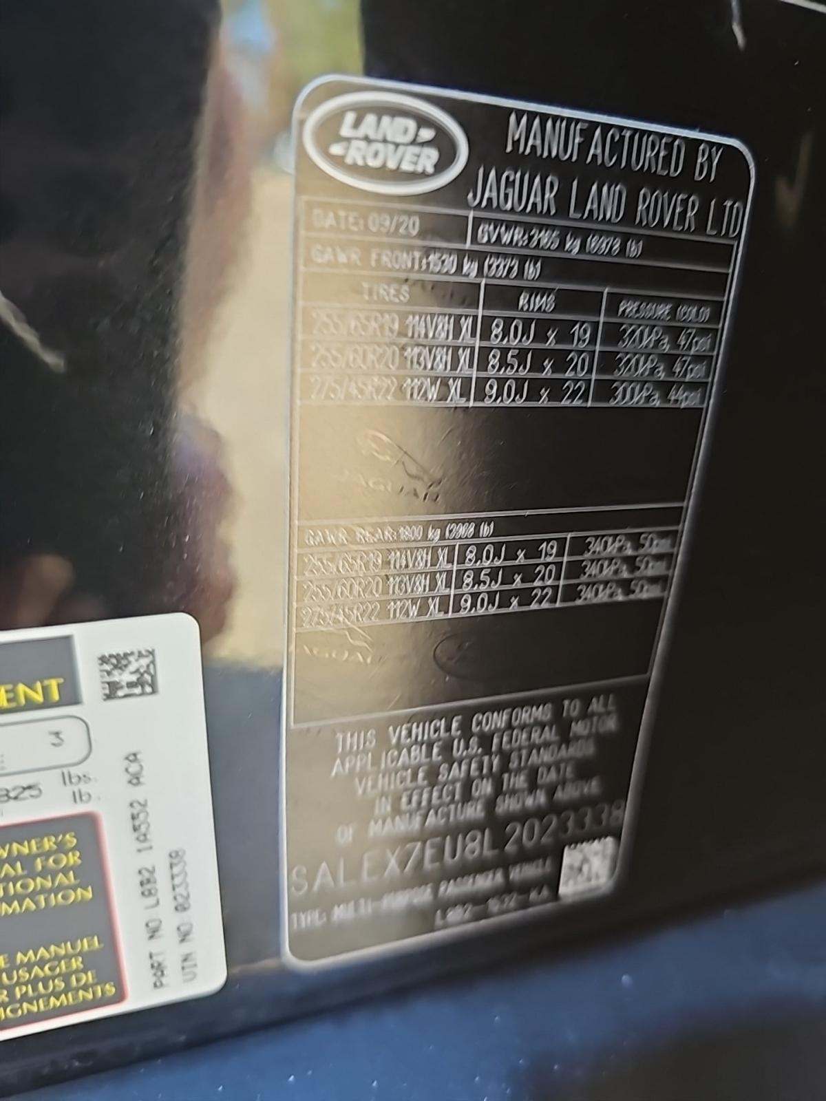 2020 Land Rover Defender 110 X AWD