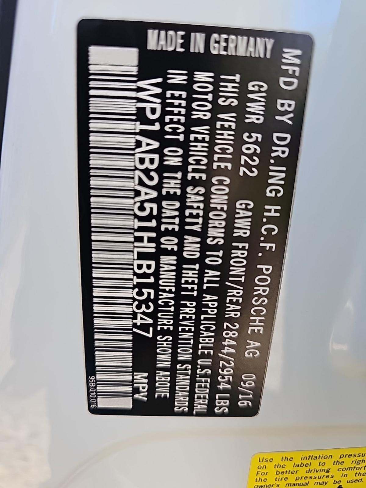 2017 Porsche Macan S AWD