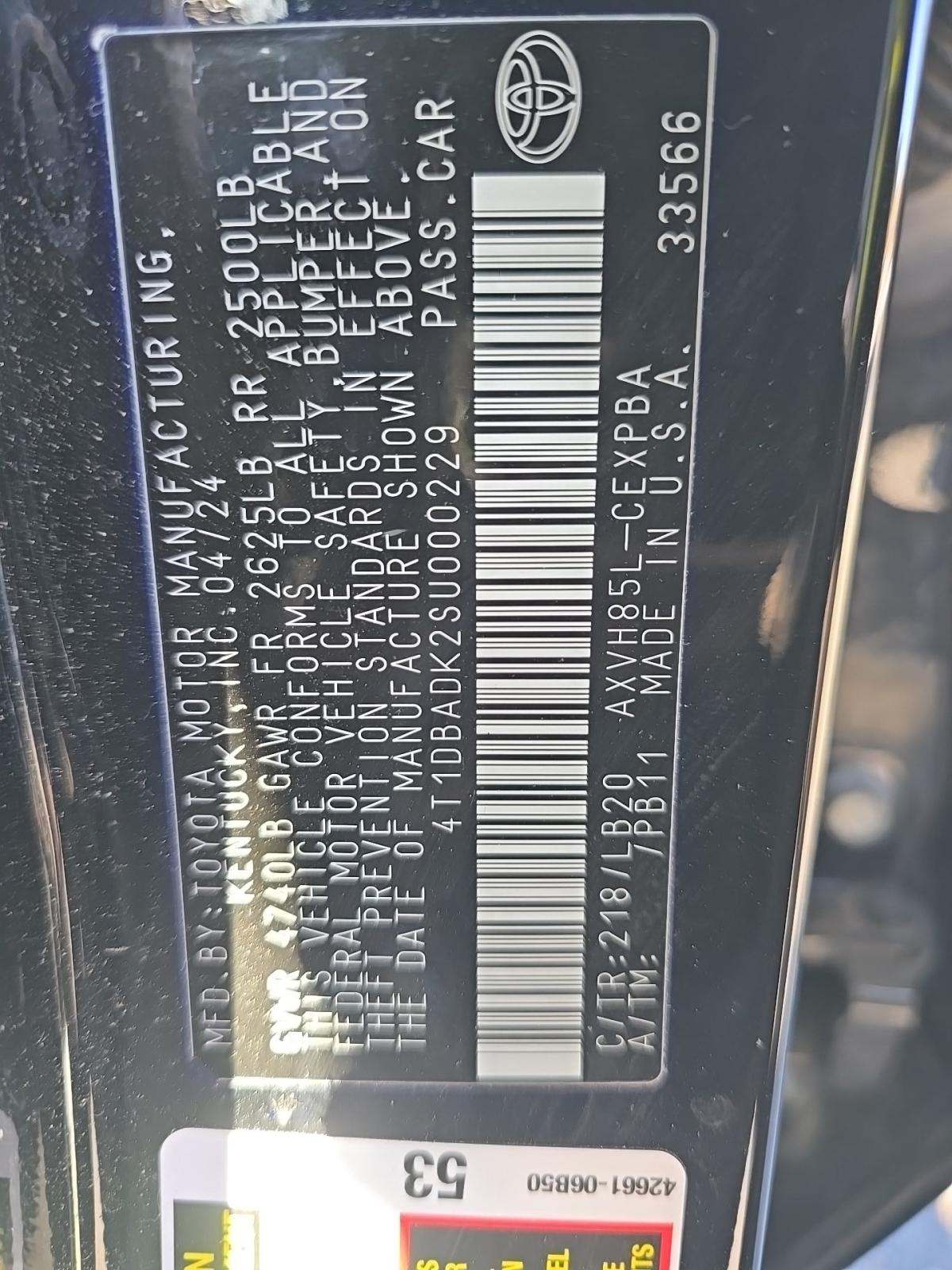 2025 Toyota Camry XSE AWD