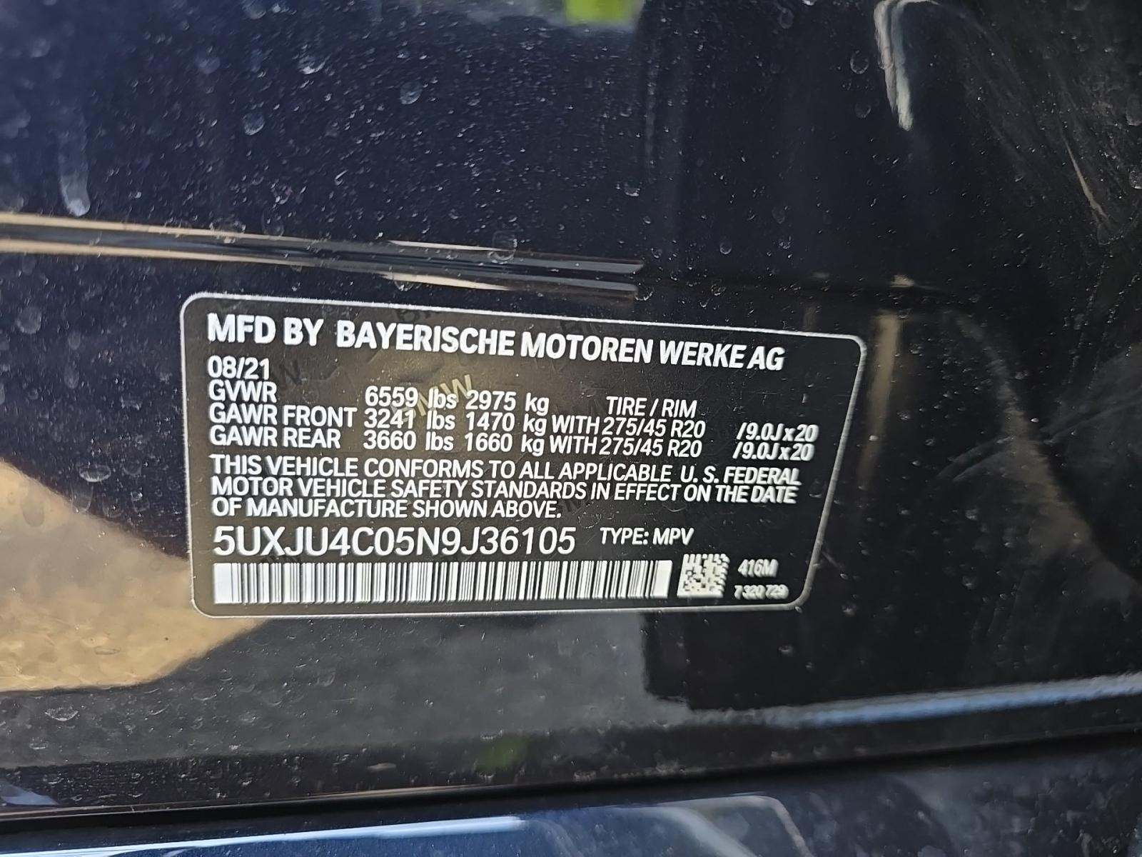 2022 BMW X5 M50i AWD