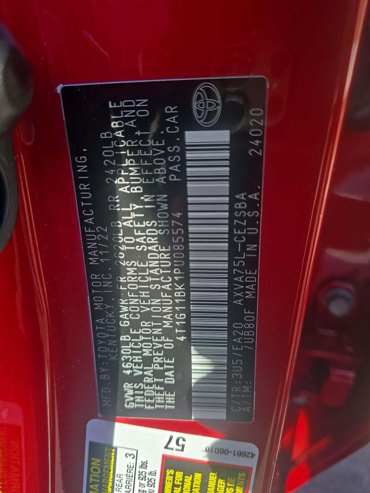 2023 Toyota Camry SE AWD