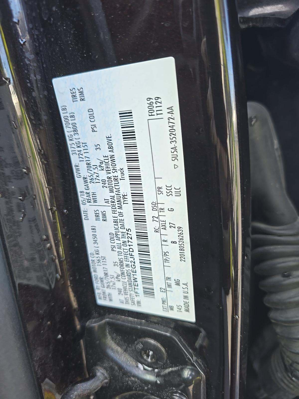 2018 Ford F-150 XLT AWD