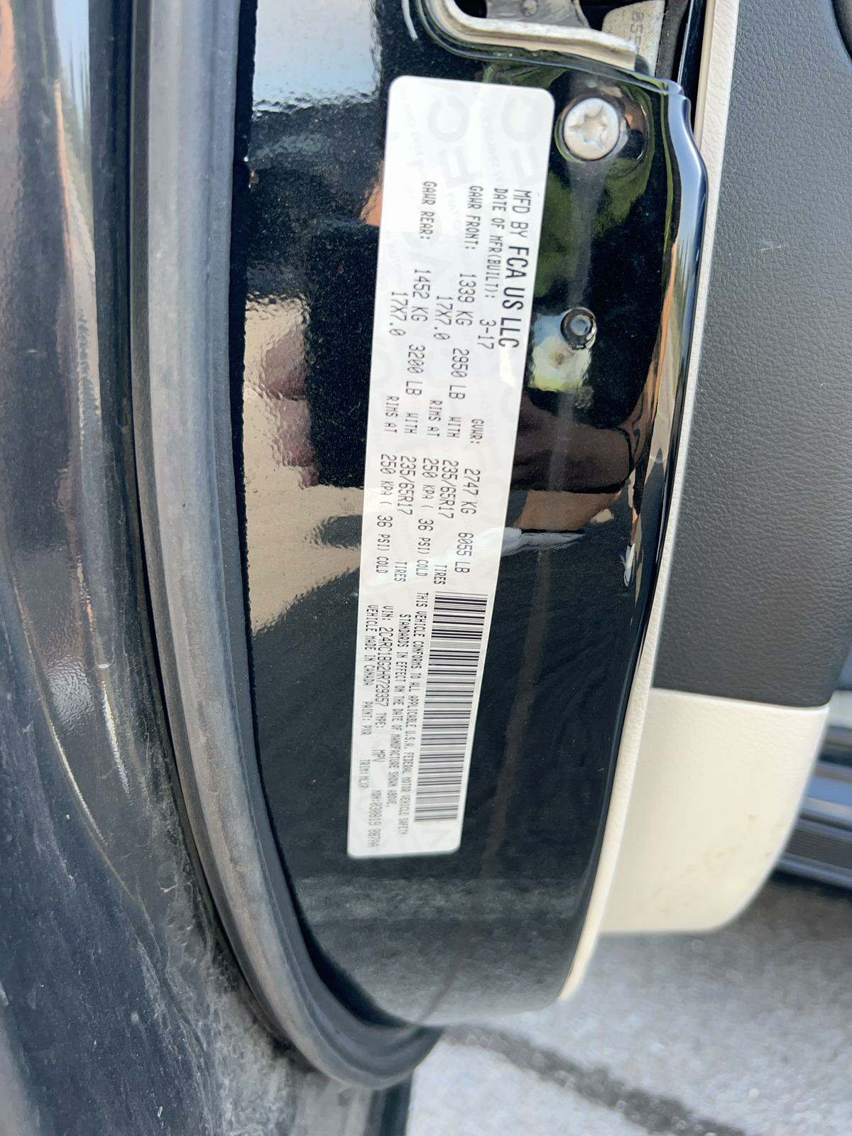 2017 Chrysler Pacifica Touring L FWD