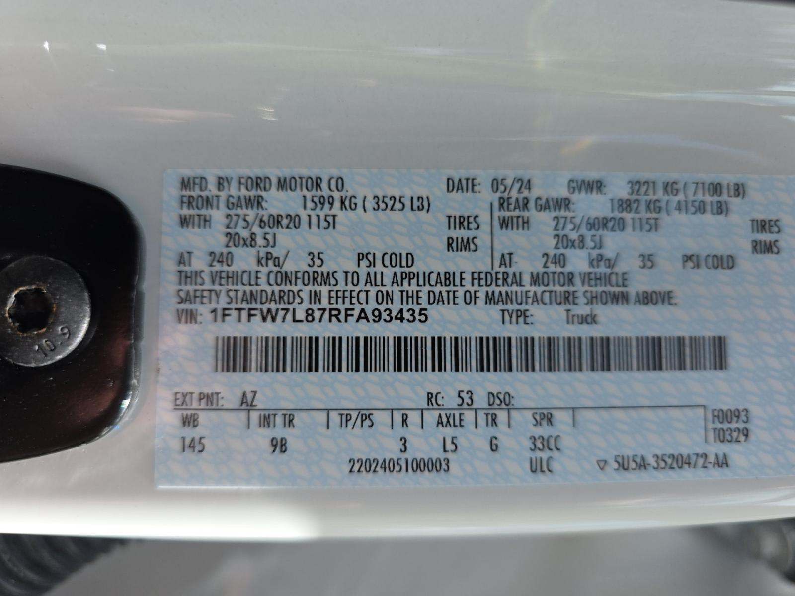 2024 Ford F-150 Platinum AWD