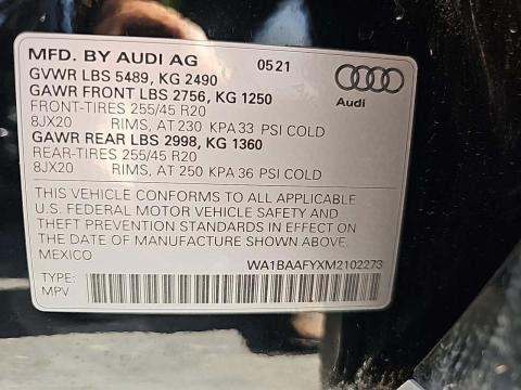 2021 Audi Q5 Premium Plus AWD