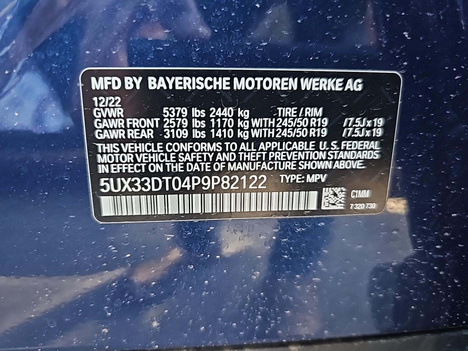 2023 BMW X4 xDrive30i AWD