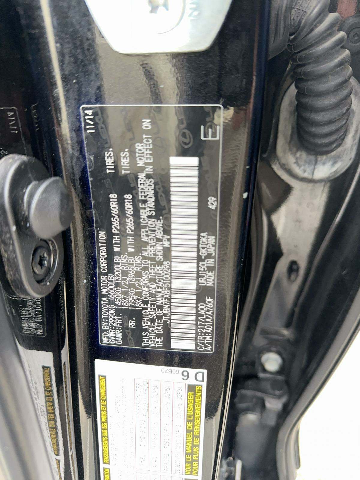 2015 Lexus GX 4D SUV AWD