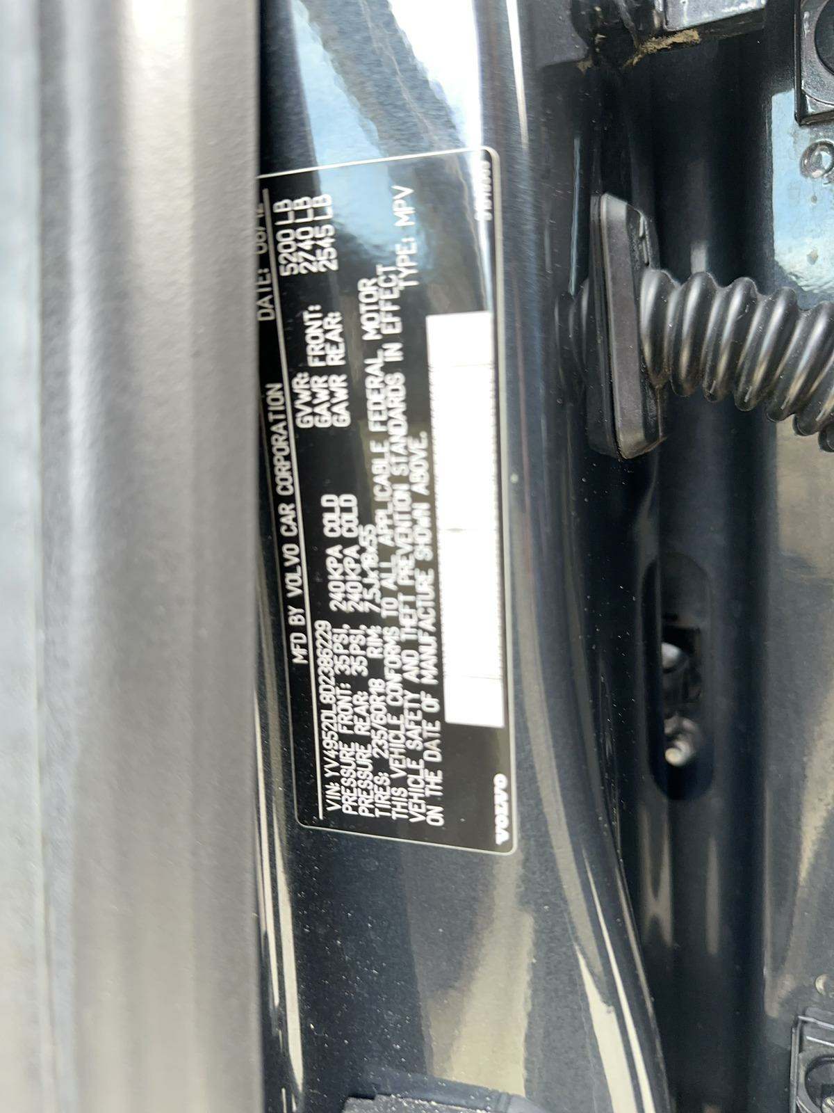 2013 Volvo XC60 3.2L FWD