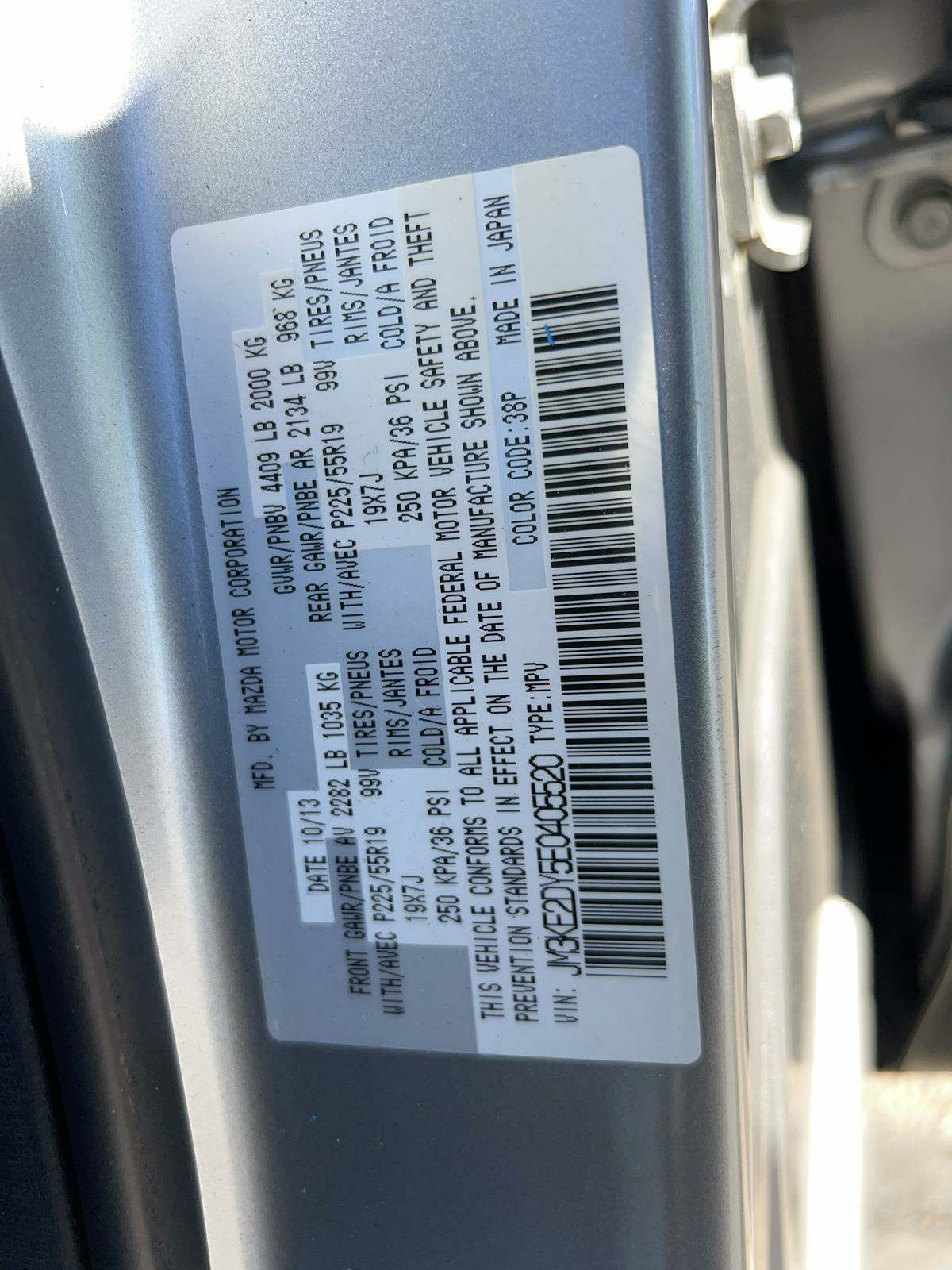 2014 MAZDA CX-5 Grand Touring FWD