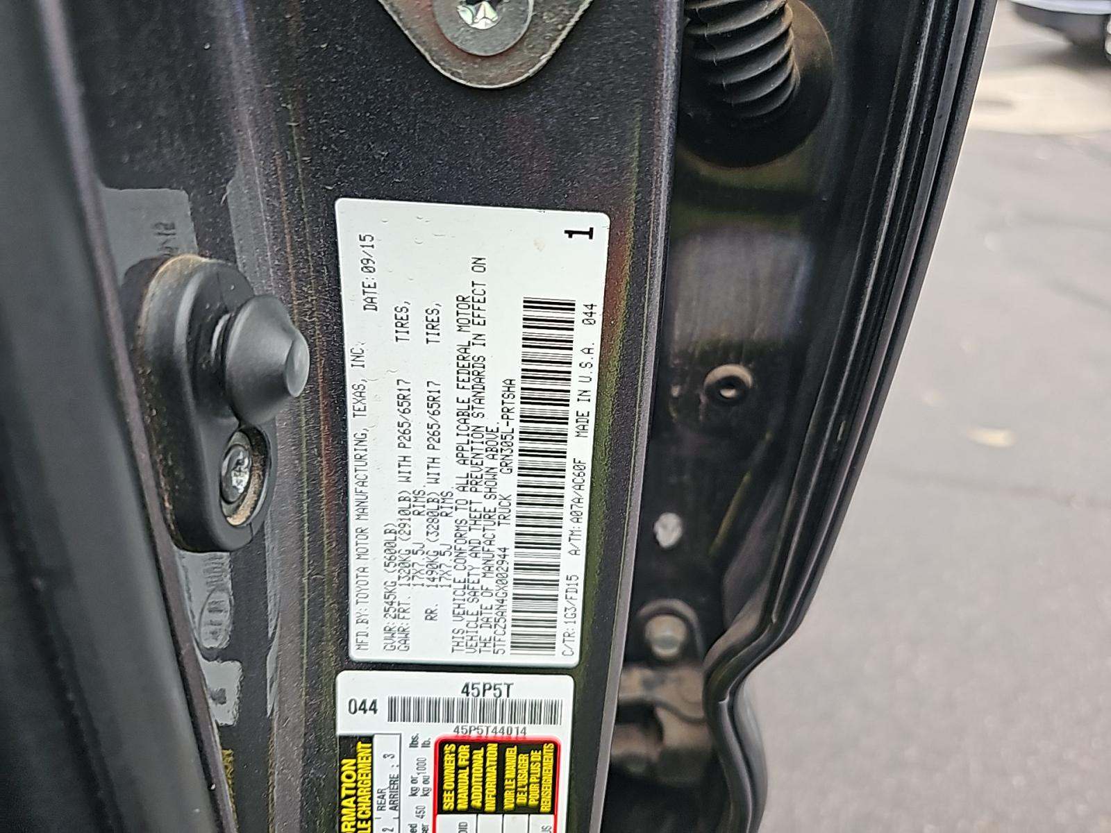 2016 Toyota Tacoma TRD Sport AWD