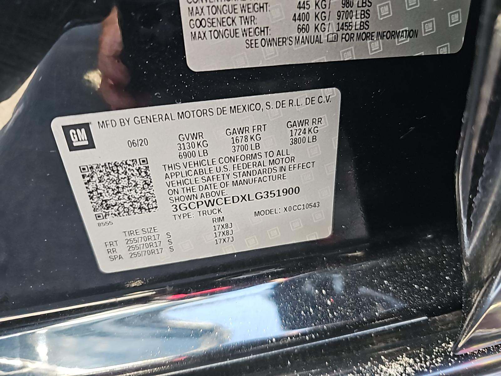 2020 Chevrolet Silverado 1500 LT RWD