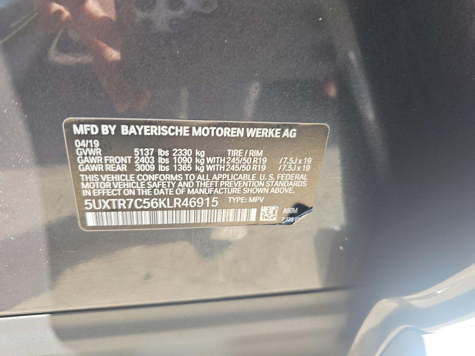 2019 BMW X3 sDrive30i RWD