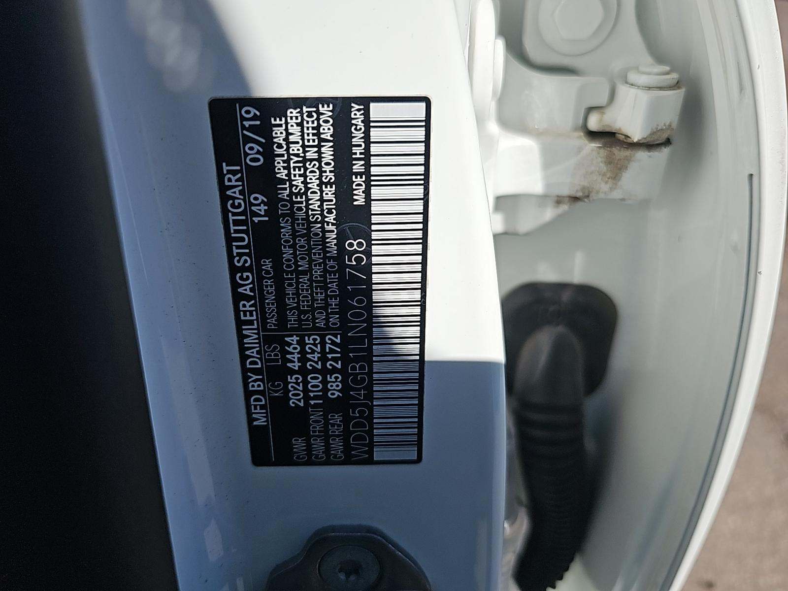 2020 Mercedes-Benz CLA CLA 250 FWD