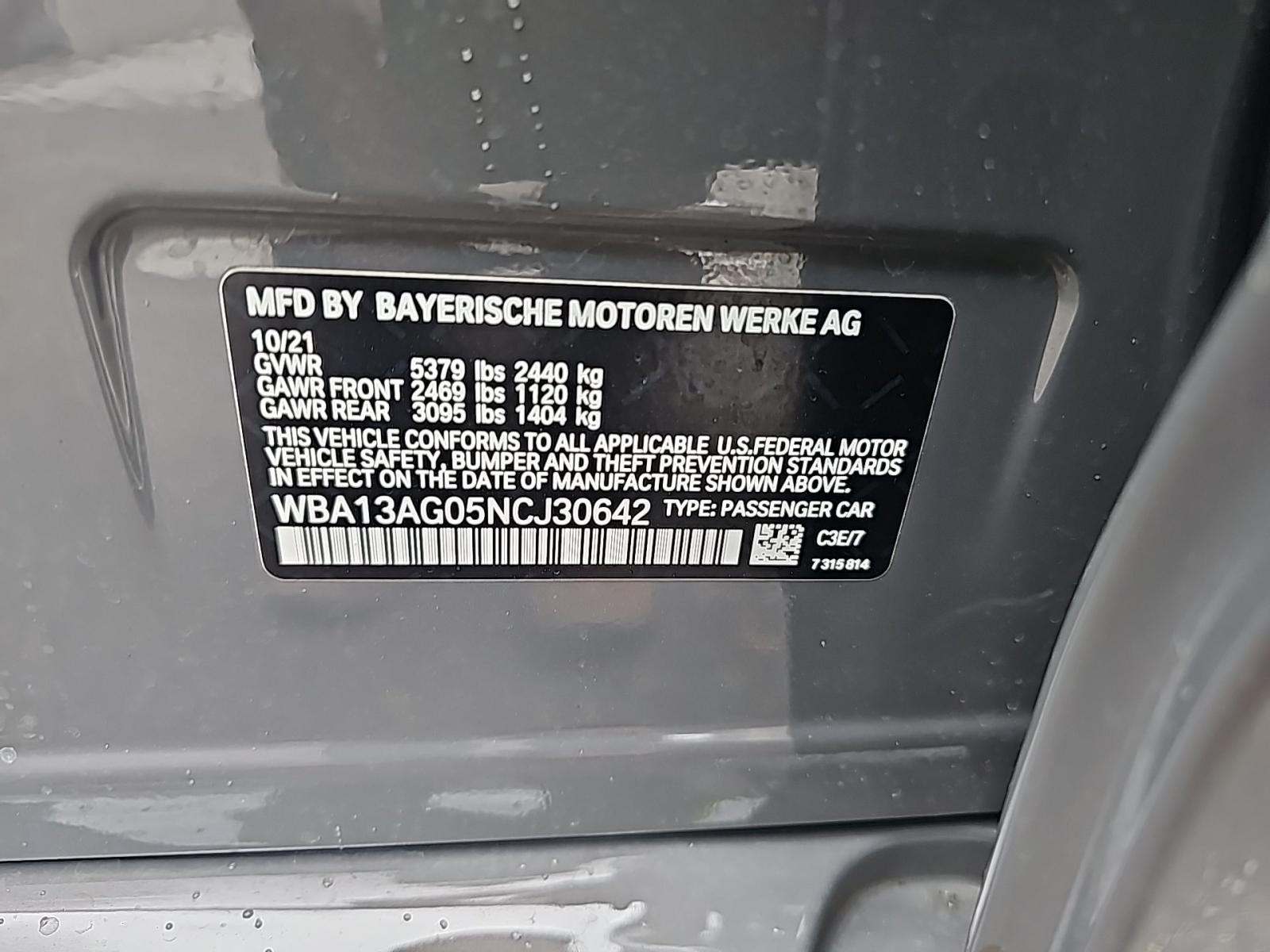 2022 BMW 5 Series 530e RWD