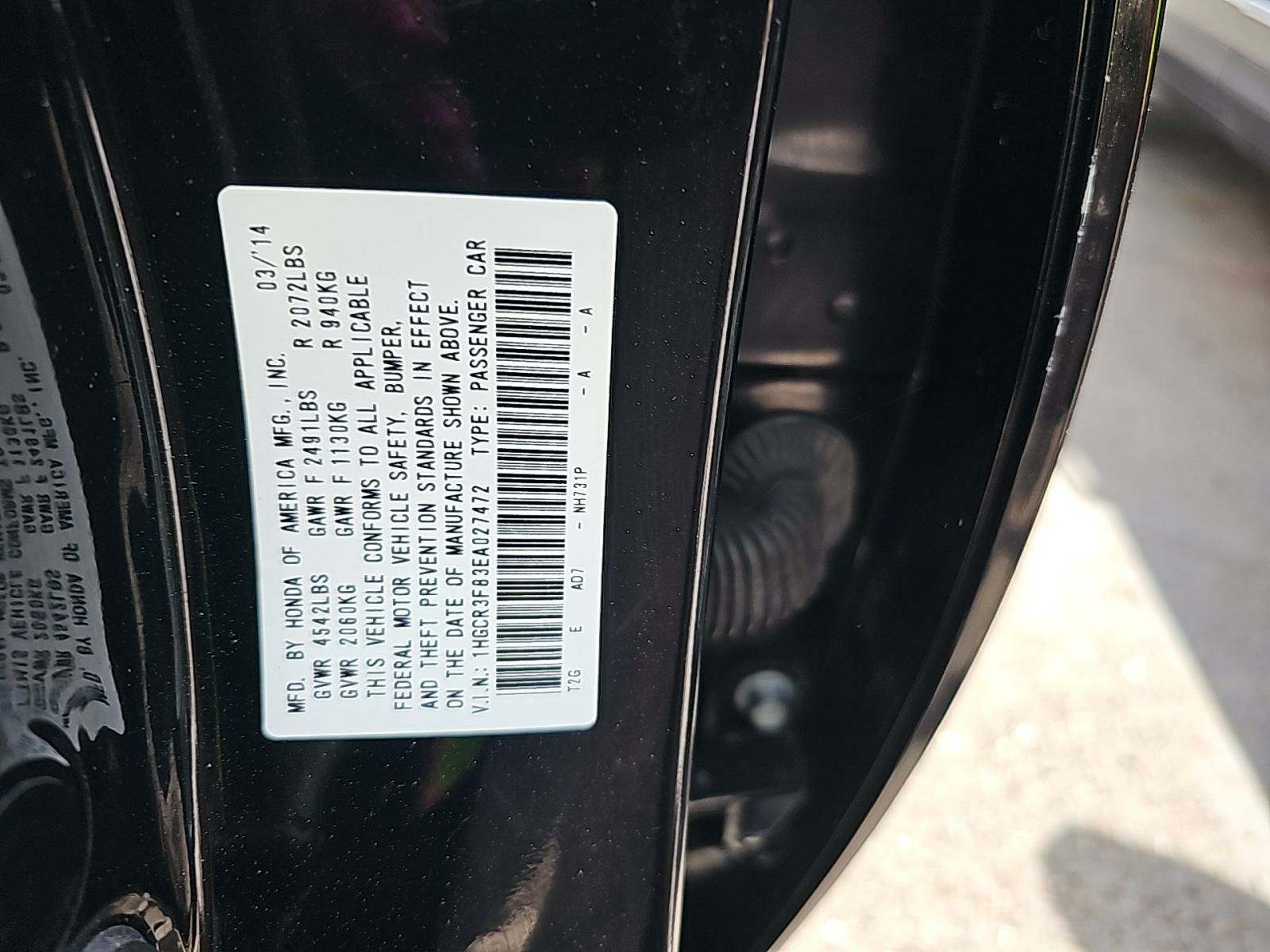 2014 Honda Accord EX-L FWD