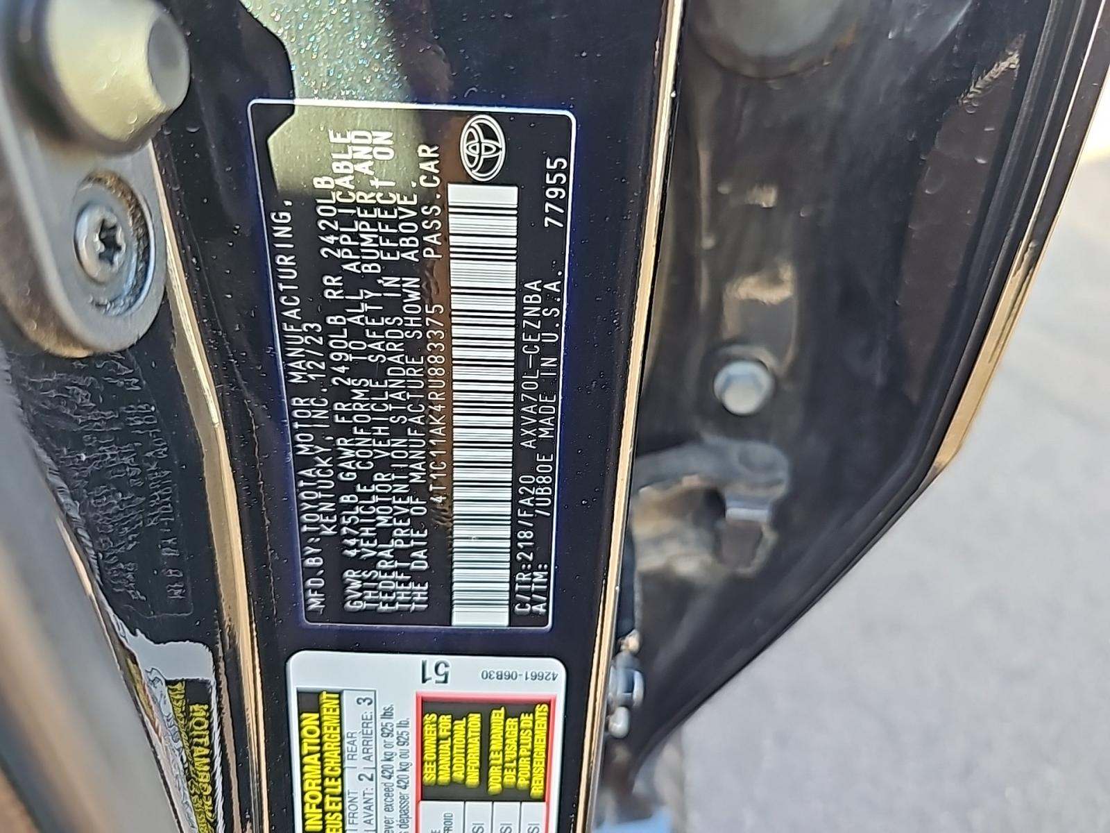 2024 Toyota Camry LE FWD