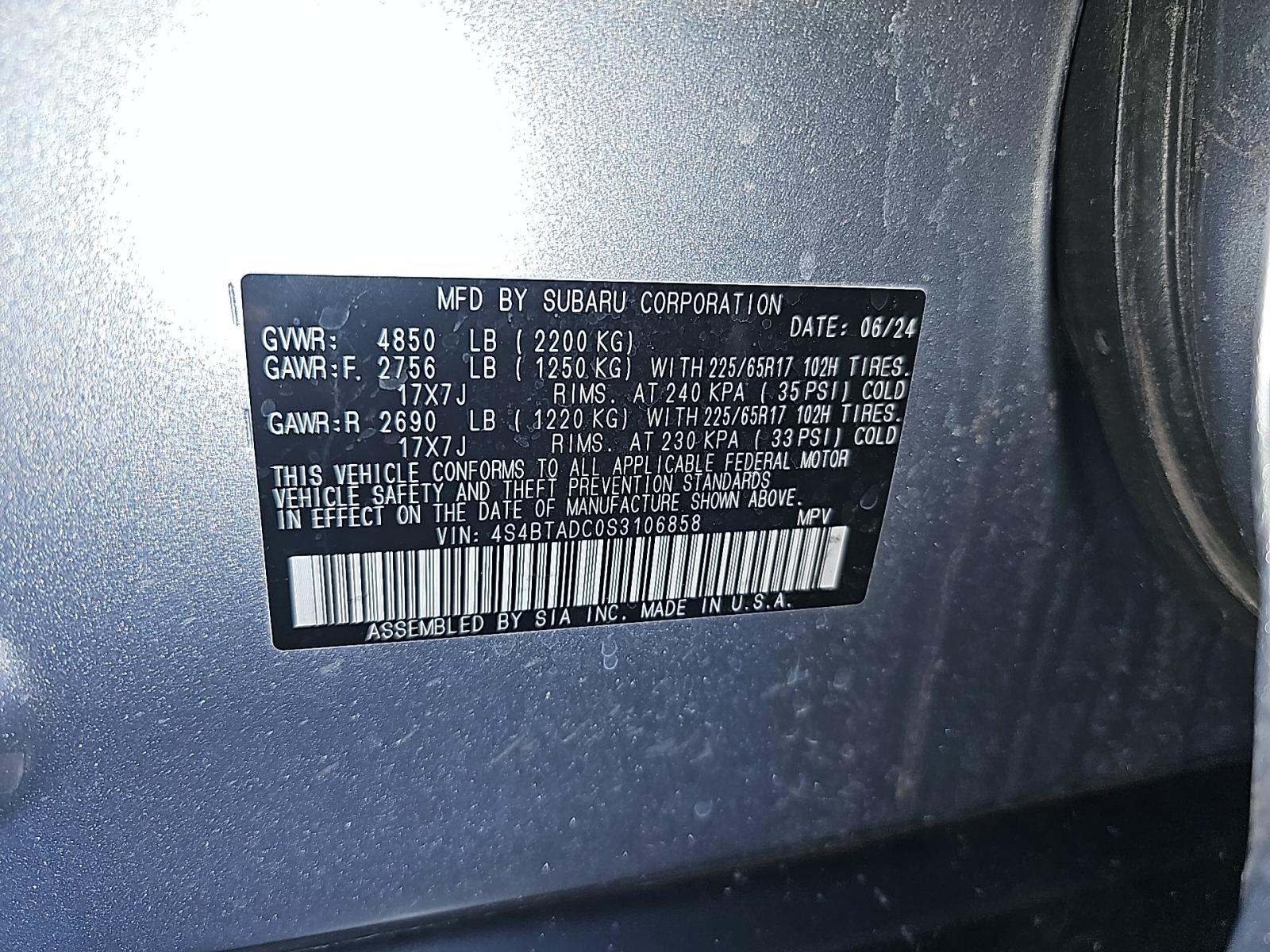 2025 Subaru Outback Premium AWD