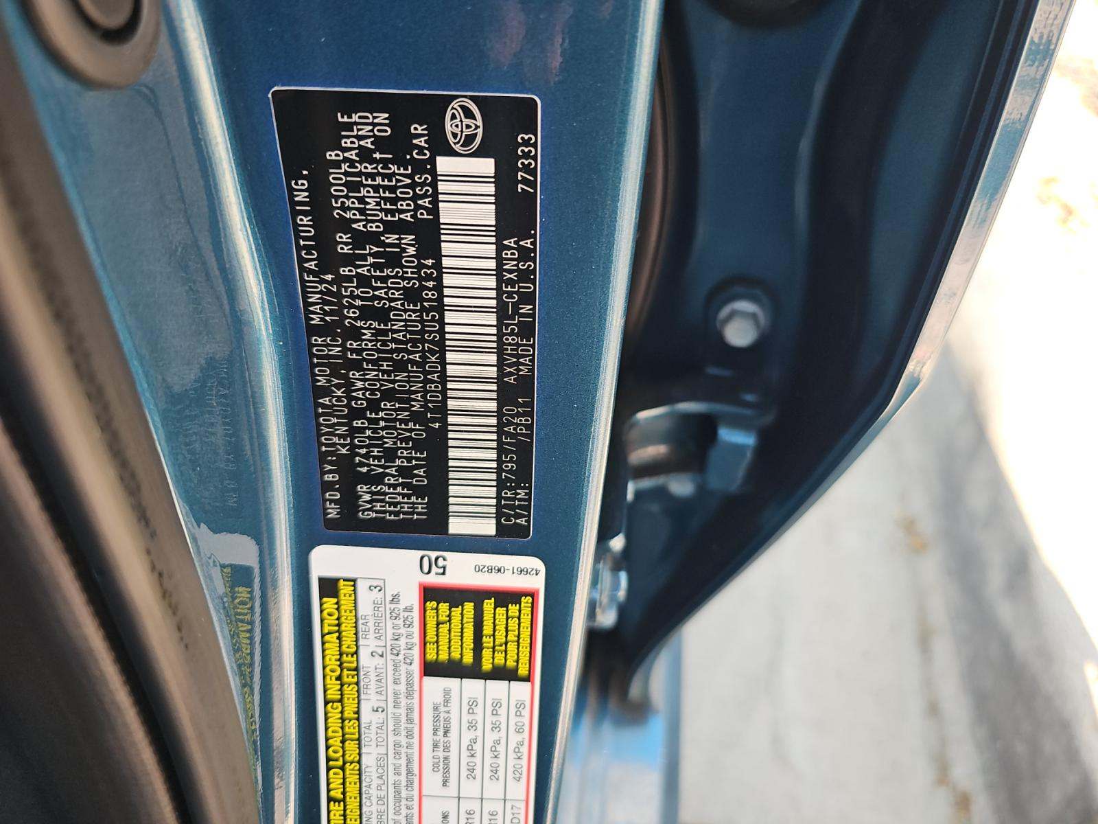 2025 Toyota Camry LE AWD